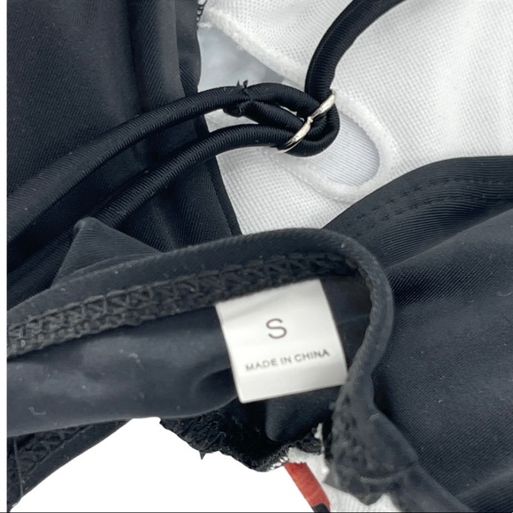 Cheetah Print Black Cut Out One Piece Swimsuit - Picture 5 of 6